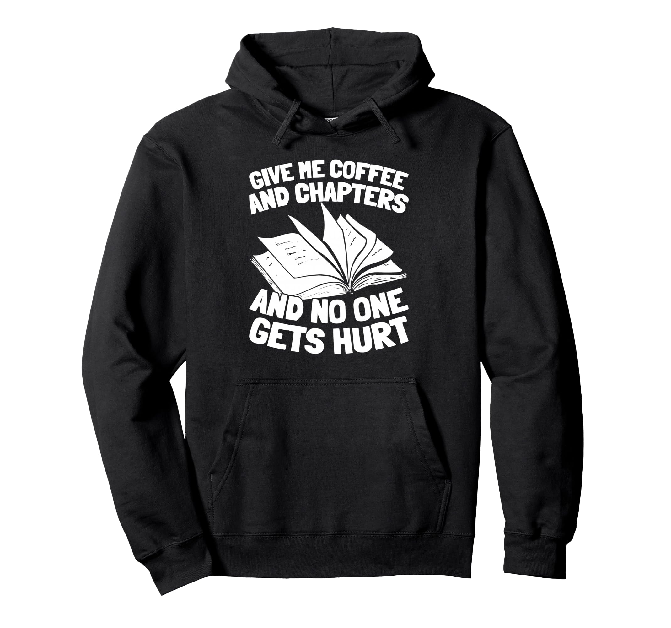 Bookworm Literature Writer Library Hoodie - Minimalist Print for Adults - T-Shirt, Sweatshirt, Hoodie