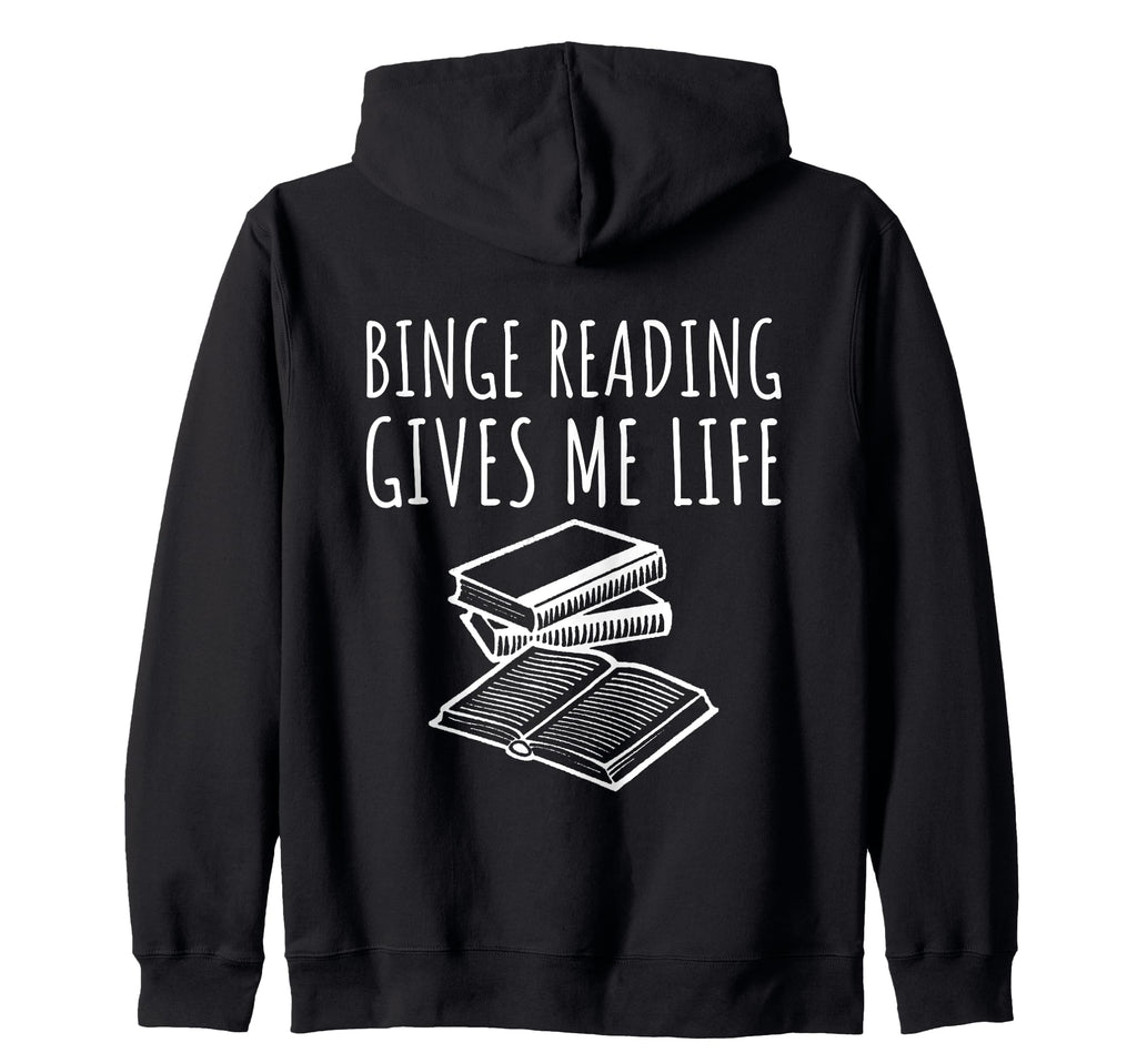 Literature Enthusiast Bookworm Hoodie - Casual Everyday Wear Men Women - T-Shirt, Sweatshirt, Hoodie