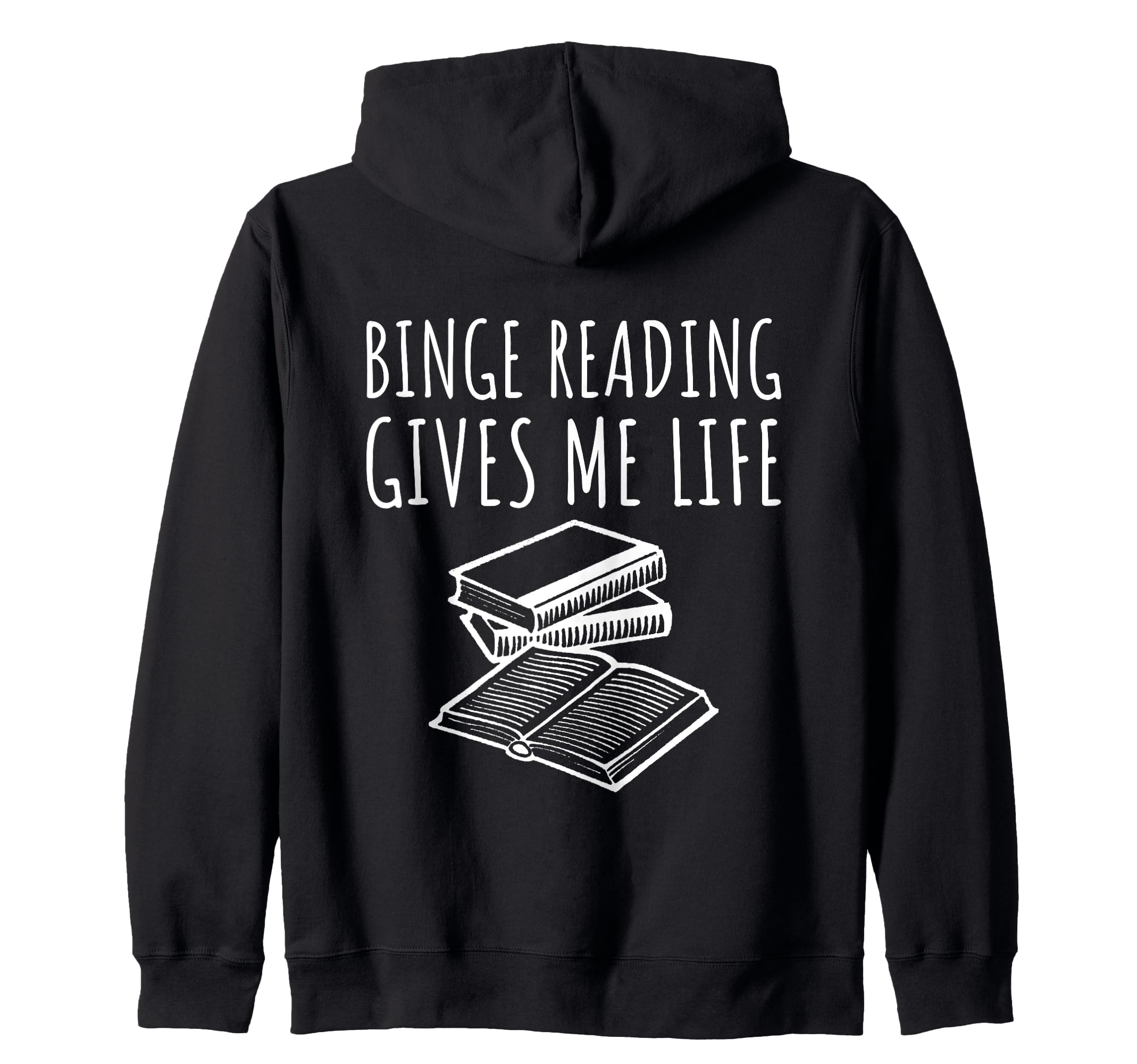 Literature Enthusiast Bookworm Hoodie - Casual Everyday Wear Men Women - T-Shirt, Sweatshirt, Hoodie