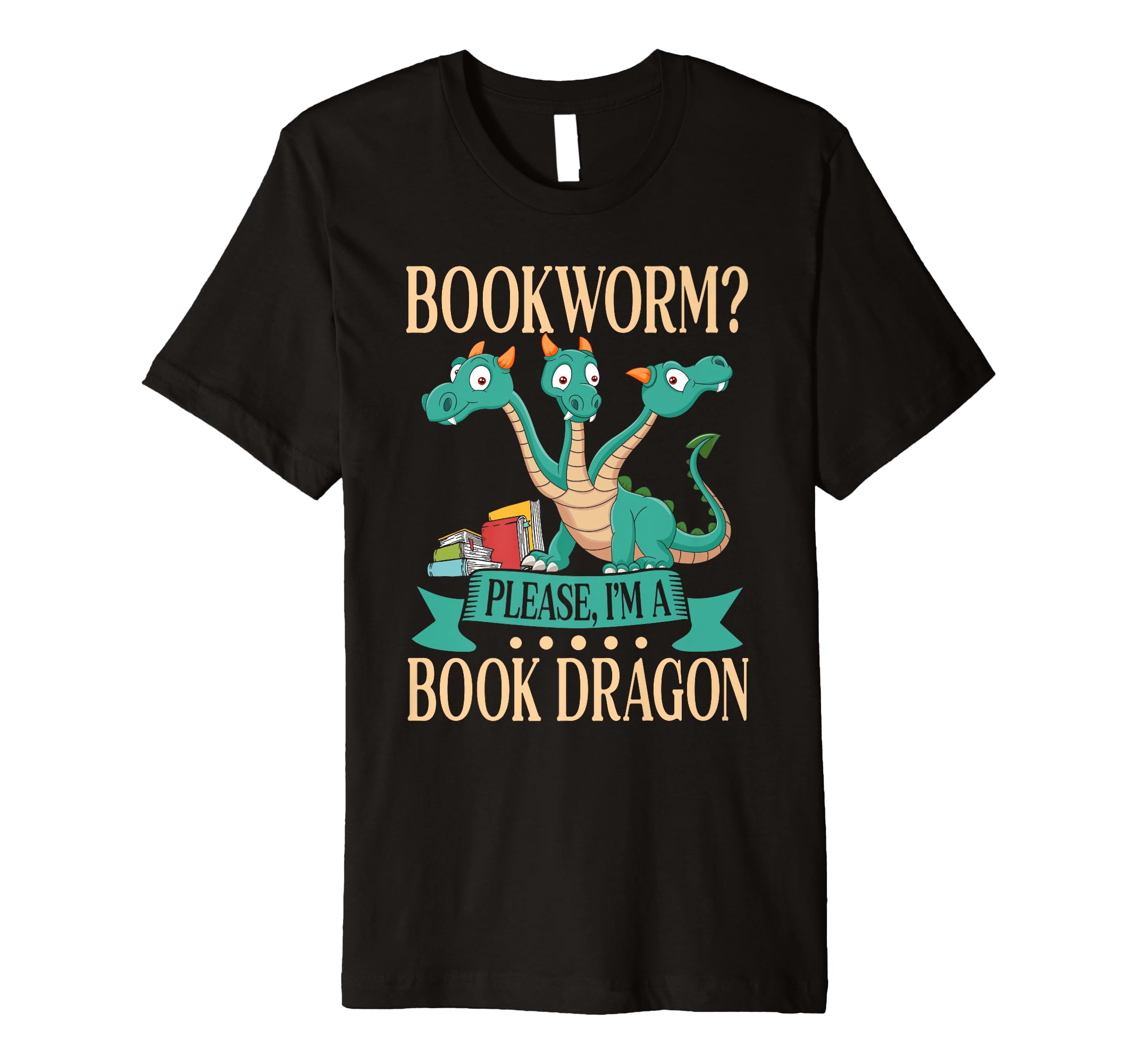 Bookworm Book Dragon T-Shirt - Unique Graphic for Adults - T-Shirt, Sweatshirt, Hoodie