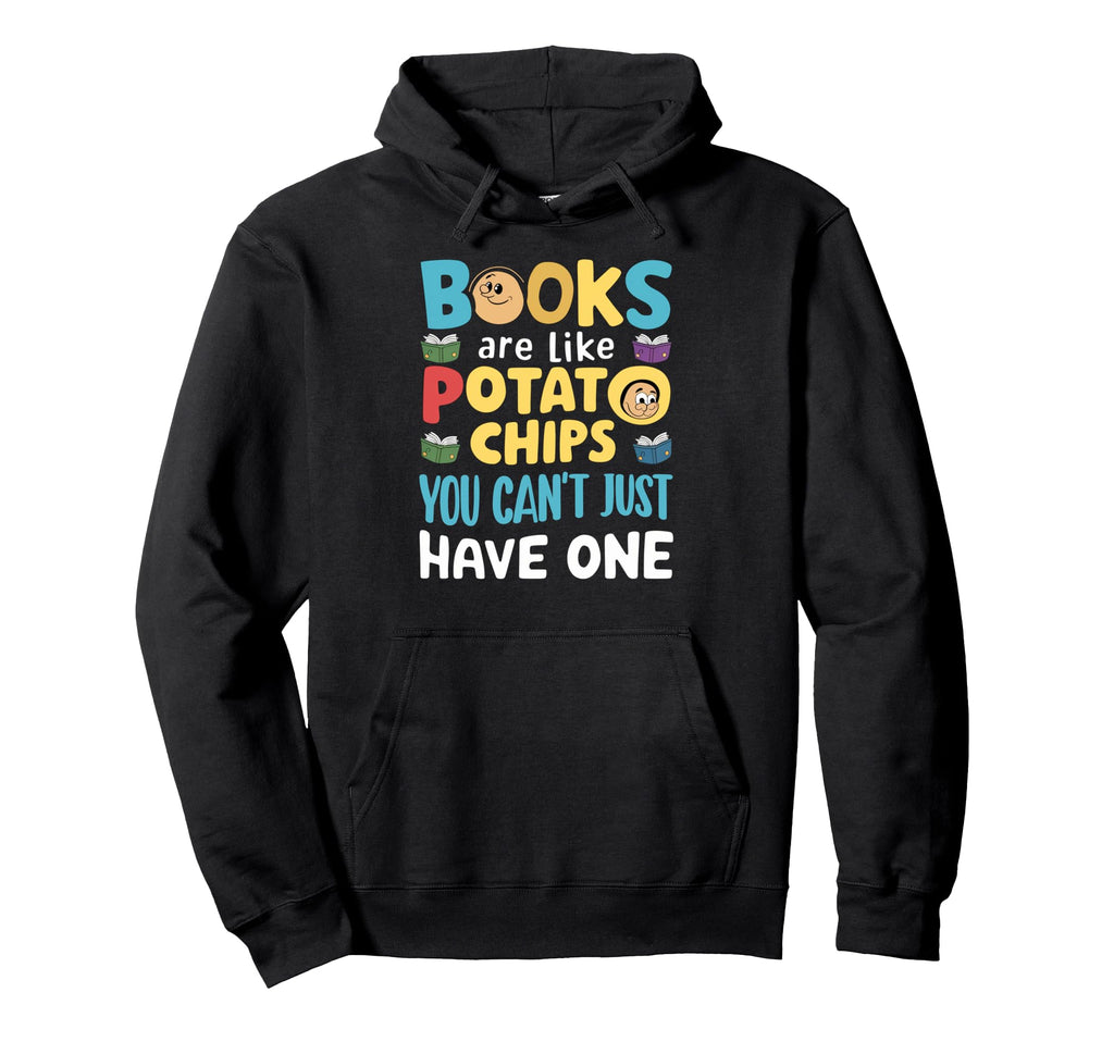 Book Reader Librarian Bibliophiles Potato Hoodie - Trendy Graphic Unisex - T-Shirt, Sweatshirt, Hoodie