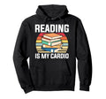 Reading Bookshelf Book Club Nerdy Hoodie - Minimalist Print Unisex - T-Shirt, Sweatshirt, Hoodie