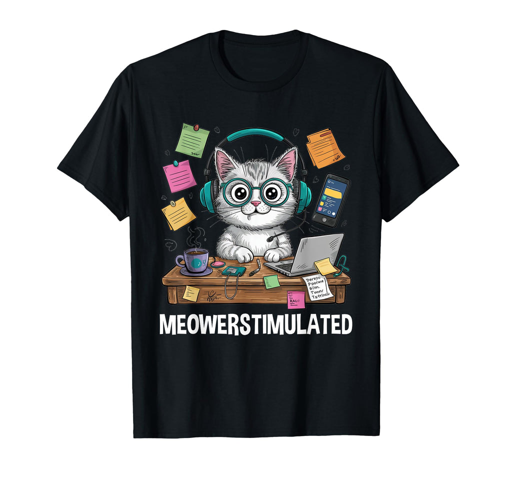 Overstimulated Mom Club T-Shirt - Casual Everyday Wear Men Women - T-Shirt, Sweatshirt, Hoodie