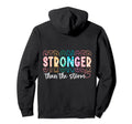Stronger Than Storm Hoodie - Graphic Print Unisex - T-Shirt, Sweatshirt, Hoodie