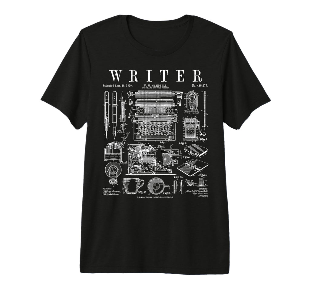Writer Author Novelist Bookish T-Shirt - Casual Everyday Wear Men Women - T-Shirt, Sweatshirt, Hoodie