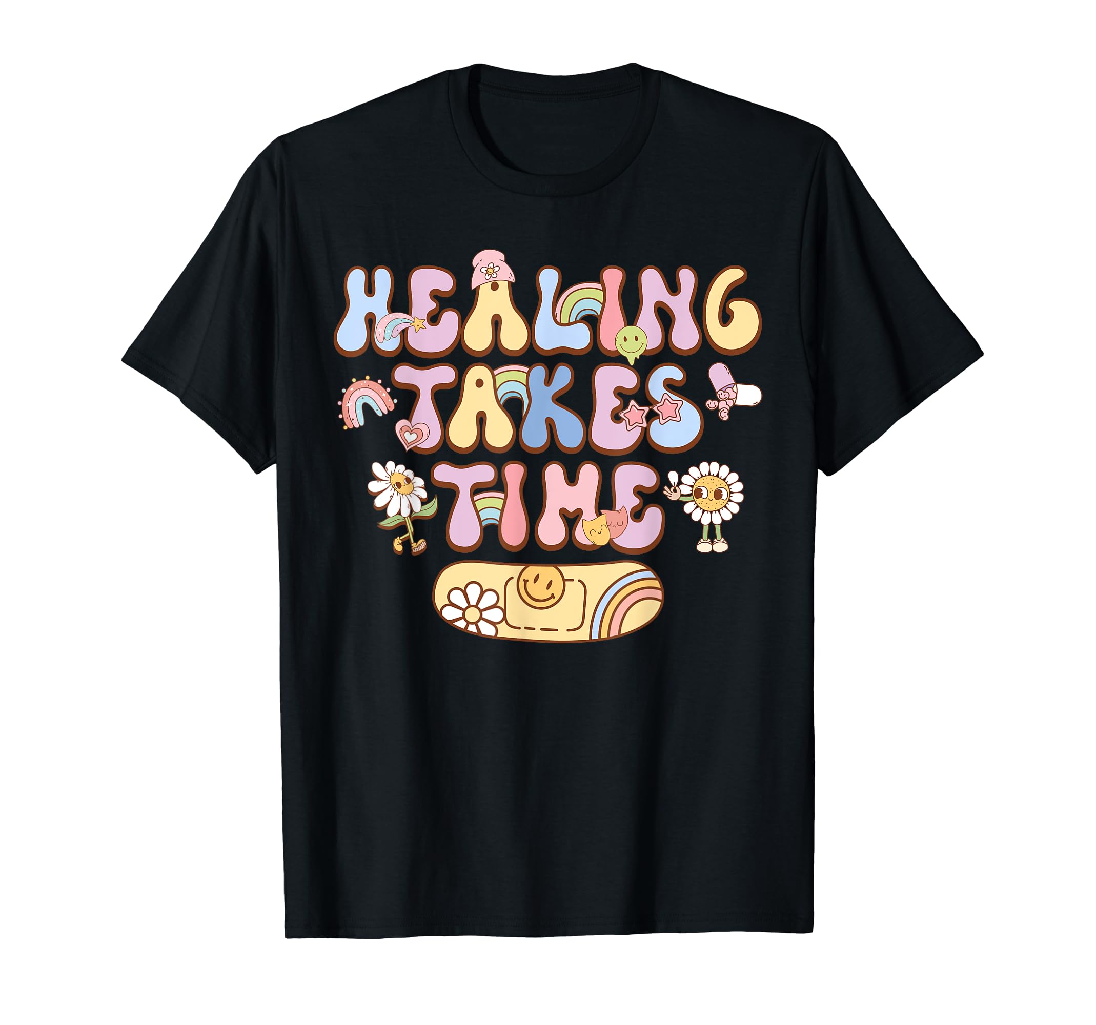 Healing Takes Time Mental Health T-Shirt - Casual Everyday Wear for Adults - T-Shirt, Sweatshirt, Hoodie
