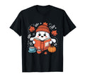 Ghost Reading Book Halloween Coffee T-Shirt - Custom Art Print Unisex - T-Shirt, Sweatshirt, Hoodie