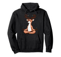 Meditation Deer Yoga Pose Relaxing Animal Hoodie - Graphic Print Men Women - T-Shirt, Sweatshirt, Hoodie