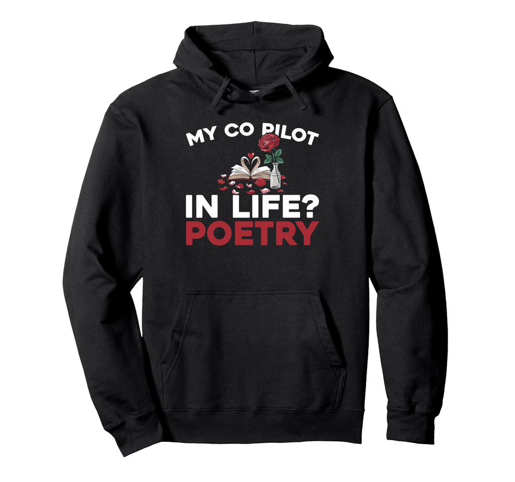 Poetry Creative Writing Literature Verses Hoodie - Minimalist Print Unisex - T-Shirt, Sweatshirt, Hoodie