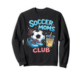 Coquette Soccer Moms Club Gameday Sweatshirt - Custom Art Print for Adults - T-Shirt, Sweatshirt, Hoodie