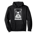 Tarot Card Blue Heeler Dog Book Lover Hoodie - Custom Art Print Unisex - T-Shirt, Sweatshirt, Hoodie