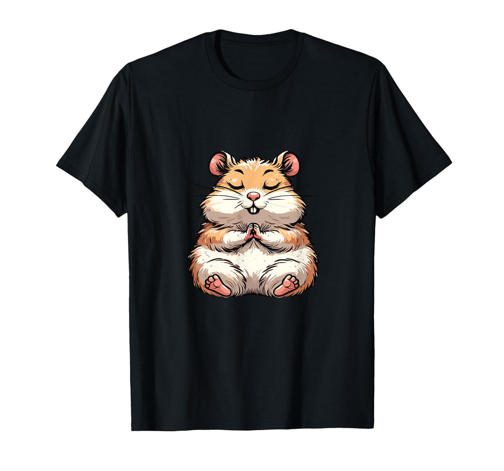 Meditation Hamster Yoga Pose Relaxing T-Shirt - Unique Graphic for Adults - T-Shirt, Sweatshirt, Hoodie