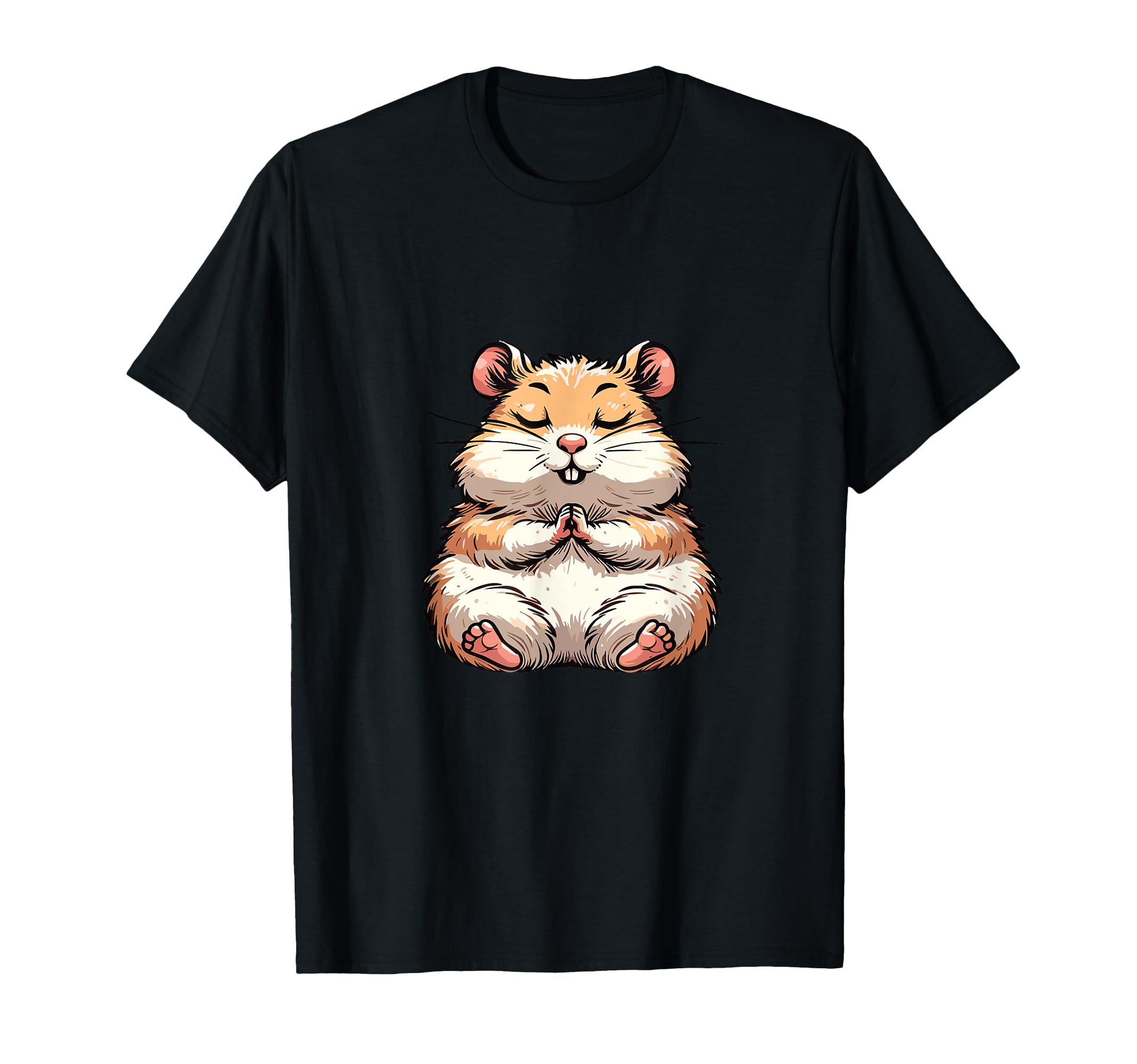 Meditation Hamster Yoga Pose Relaxing T-Shirt - Unique Graphic for Adults - T-Shirt, Sweatshirt, Hoodie