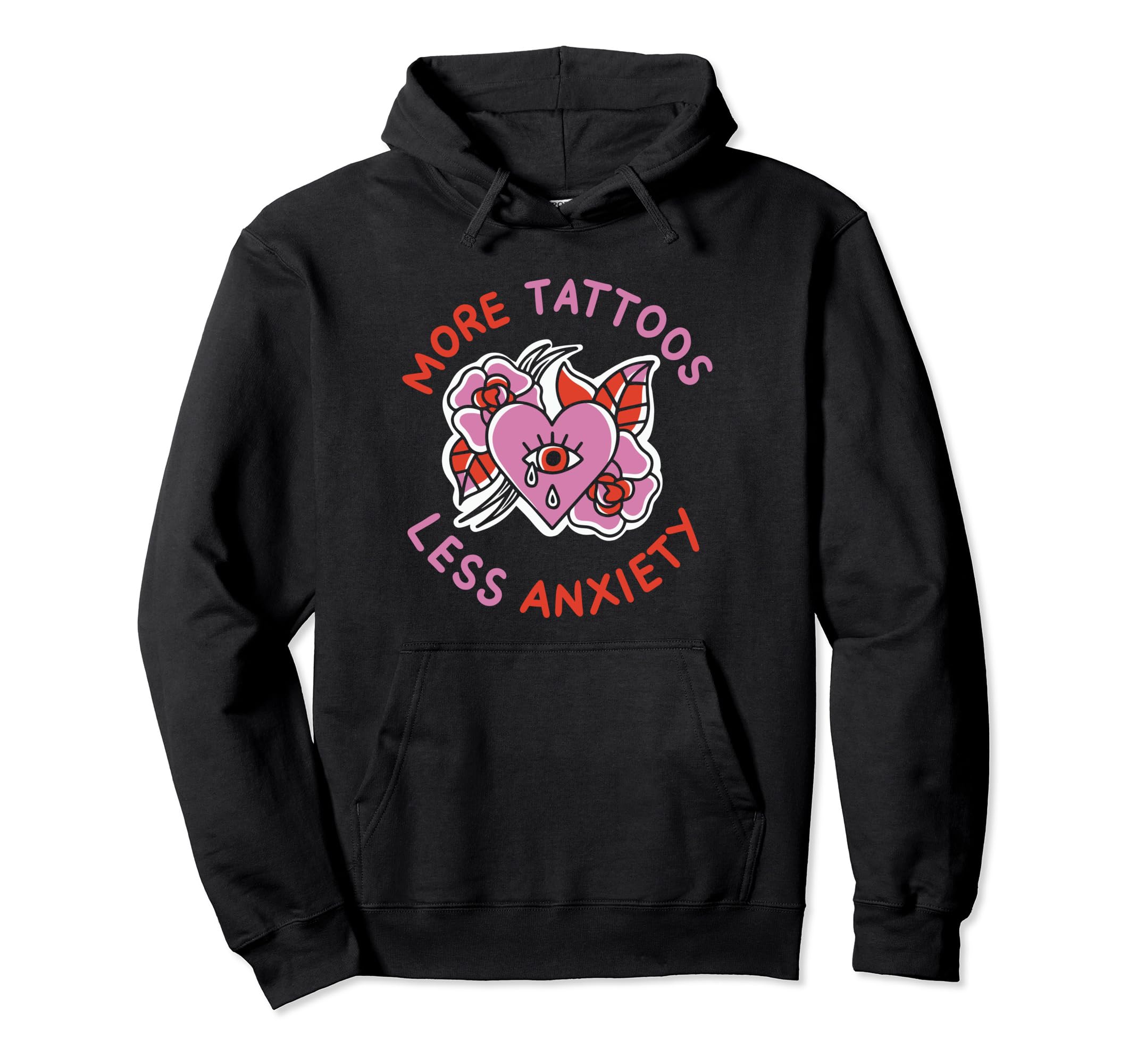 Anxiety Tattoo Inked Mental Health Sweatshirt - Trendy Graphic for Adults - T-Shirt, Sweatshirt, Hoodie