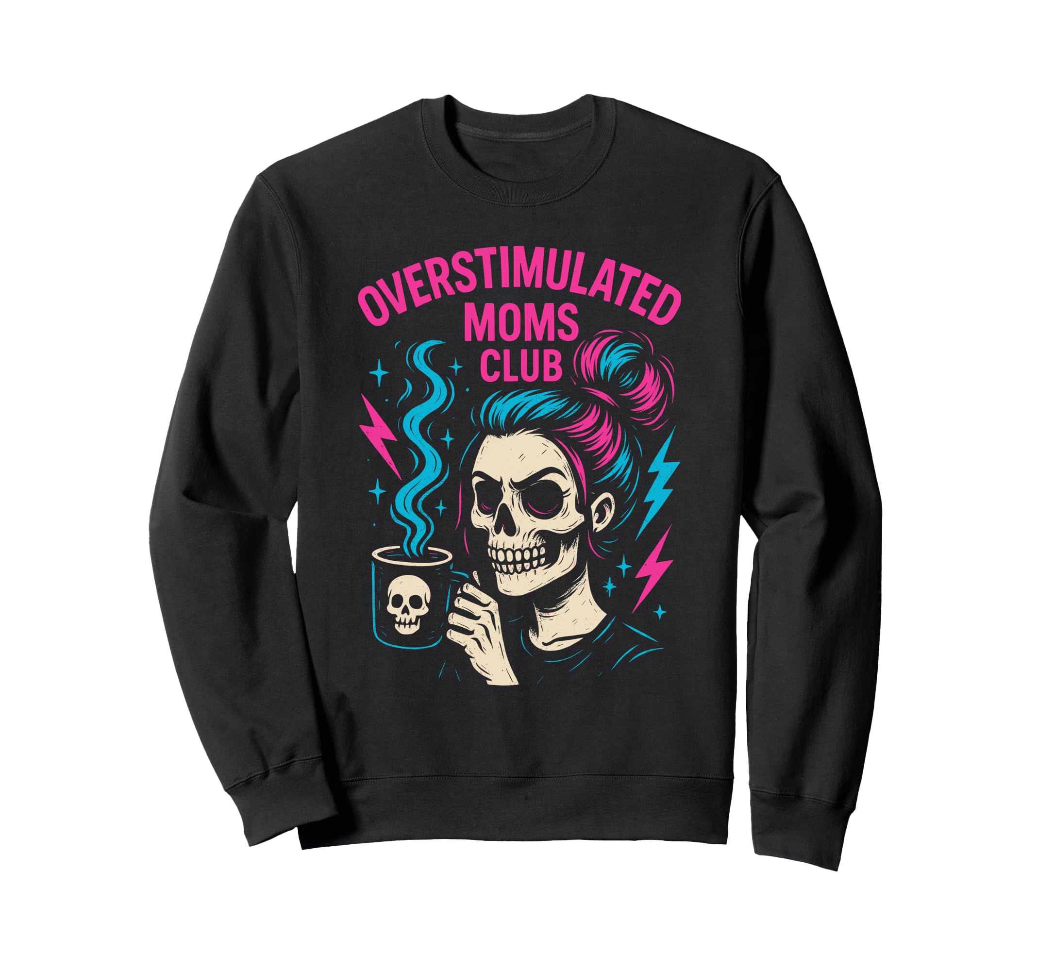 Groovy Overstimulated Moms Club T-Shirt - Streetwear Style Men Women - T-Shirt, Sweatshirt, Hoodie