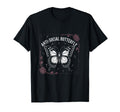 Gothic Antisocial Butterfly Aesthetic T-Shirt - Graphic Print Men Women - T-Shirt, Sweatshirt, Hoodie