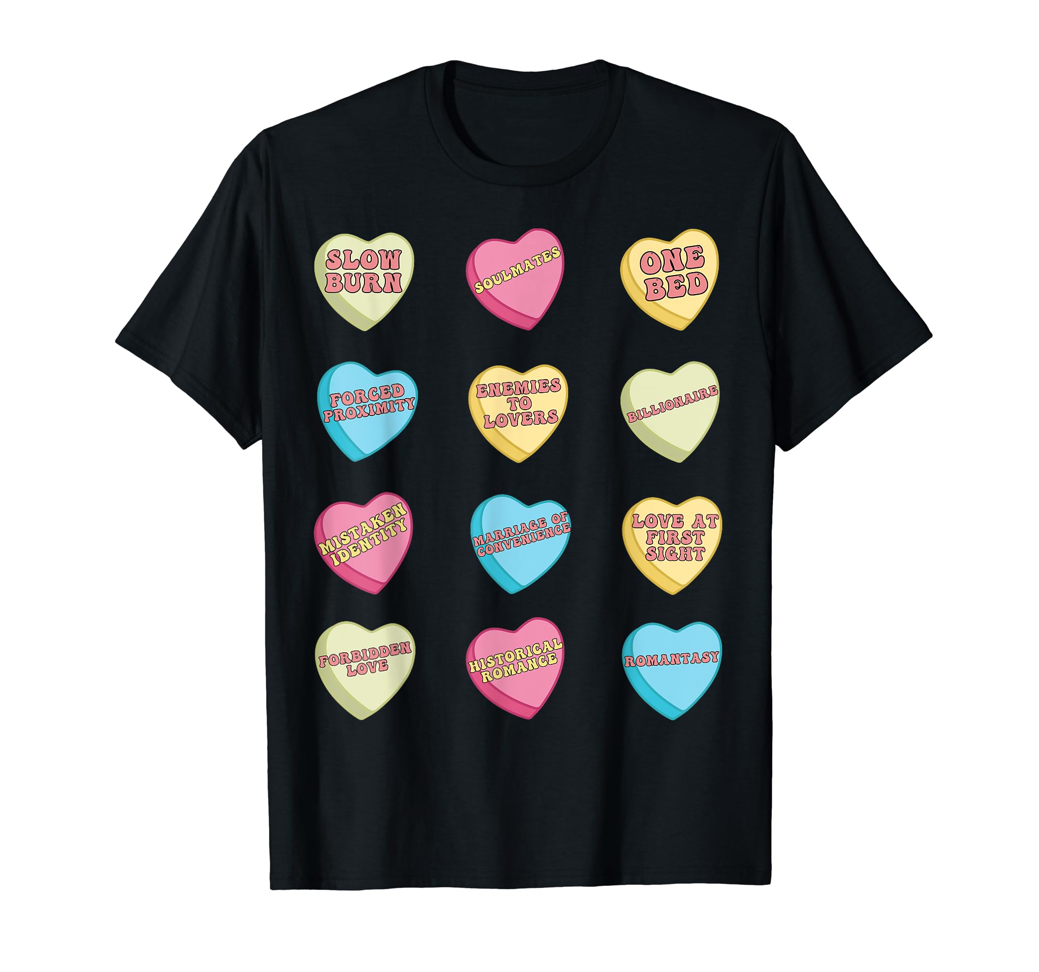 Bookish Romance Tropes Smut T-Shirt - Casual Everyday Wear for Adults - T-Shirt, Sweatshirt, Hoodie