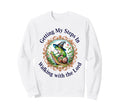 Getting My Steps Walking Lord Frog Sweatshirt - Graphic Print Unisex - T-Shirt, Sweatshirt, Hoodie
