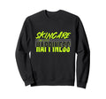 Skincare Happiness Routine Self Sweatshirt - Trendy Graphic for Adults - T-Shirt, Sweatshirt, Hoodie