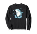 Meditation Shark Yoga Pose Relaxing Sweatshirt - Trendy Graphic Men Women - T-Shirt, Sweatshirt, Hoodie