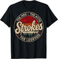 Vintage The Men The Myth Strokes Legends Gift for Men Women T-Shirt Unisex T-shirt, Sweatshirt, Hoodie, Long Sleeve Tee - T-Shirt, Sweatshirt, Hoodie