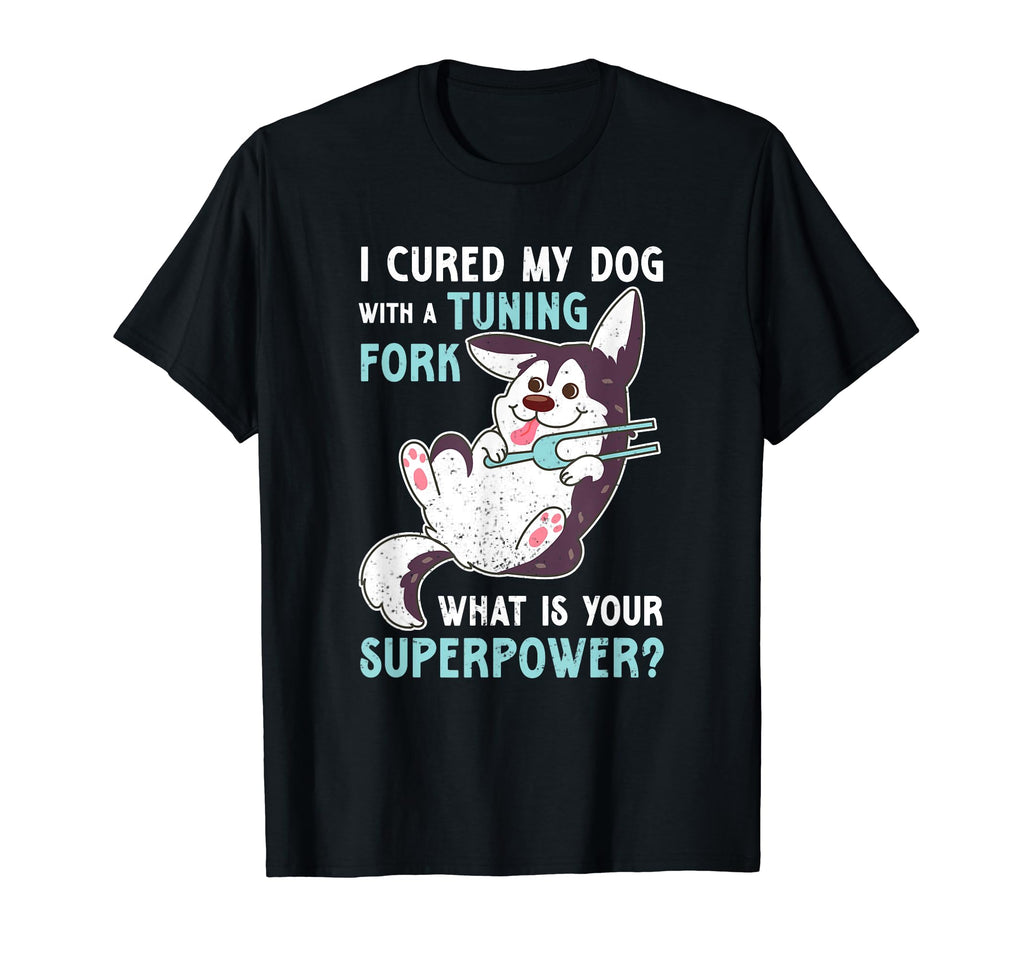 Dog Vet Chiropractic Sound Tuner Tuning T-Shirt - Aesthetic Graphic Unisex - T-Shirt, Sweatshirt, Hoodie