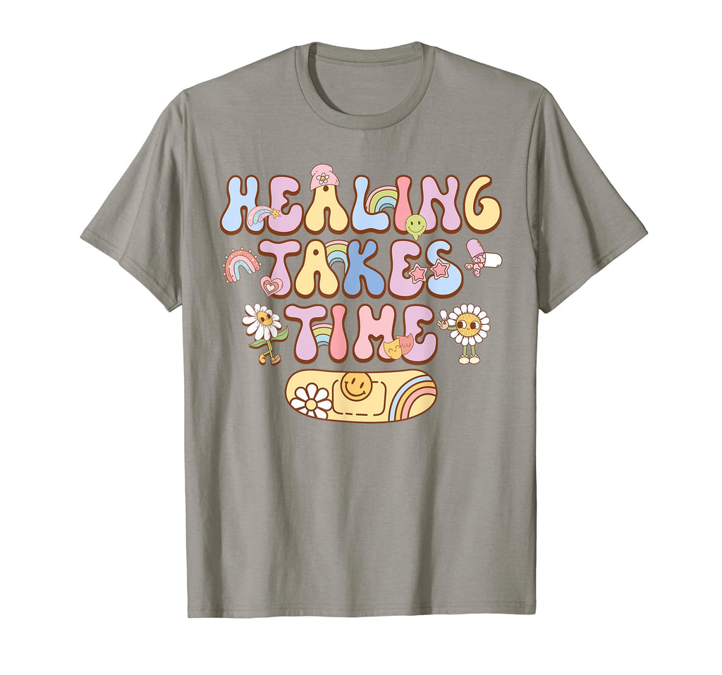 Healing Takes Time Mental Health Matters T-Shirt - Unique Graphic Unisex - T-Shirt, Sweatshirt, Hoodie