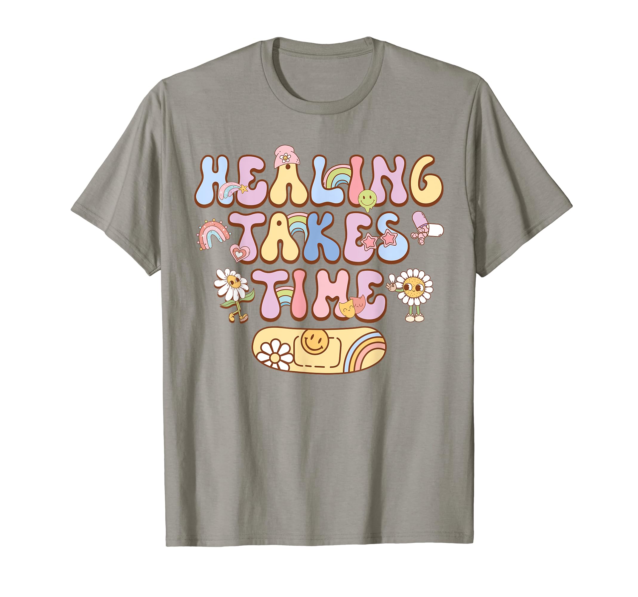Healing Takes Time Mental Health Matters T-Shirt - Unique Graphic Unisex - T-Shirt, Sweatshirt, Hoodie