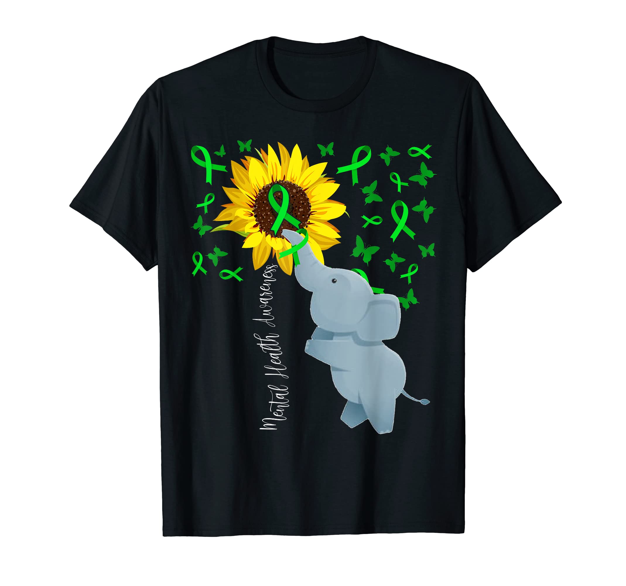 Mental Health Awareness Sunflower T-Shirt - Unique Graphic for Adults - T-Shirt, Sweatshirt, Hoodie