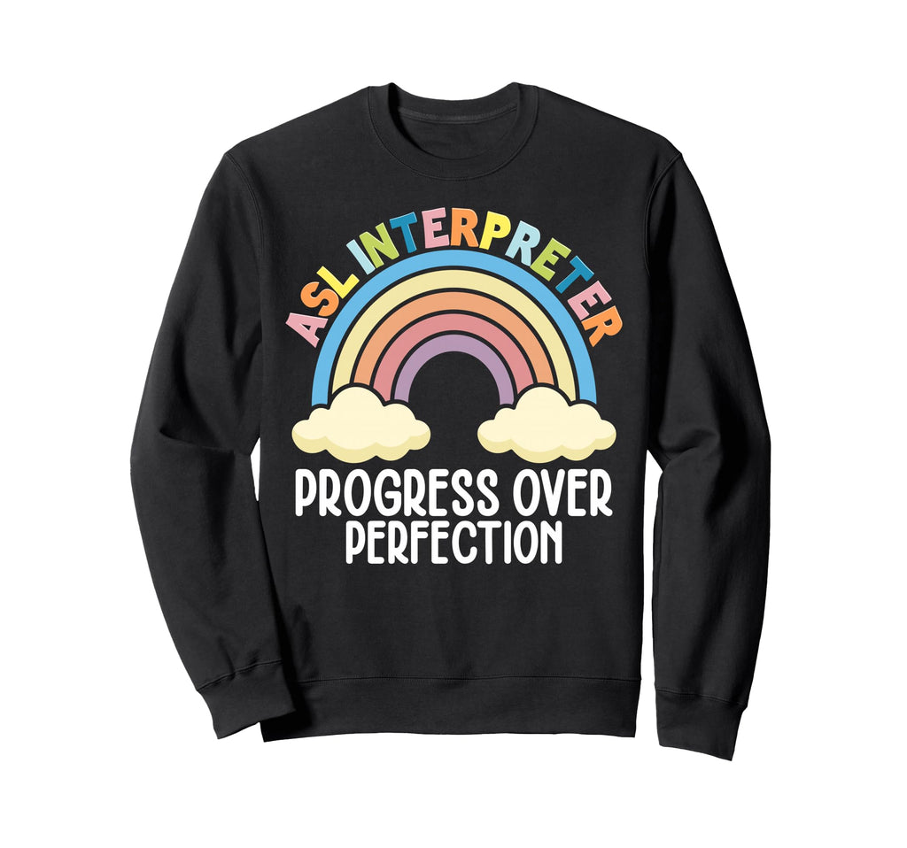 Progress Over Perfection Growth Sweatshirt - Custom Art Print Unisex - T-Shirt, Sweatshirt, Hoodie