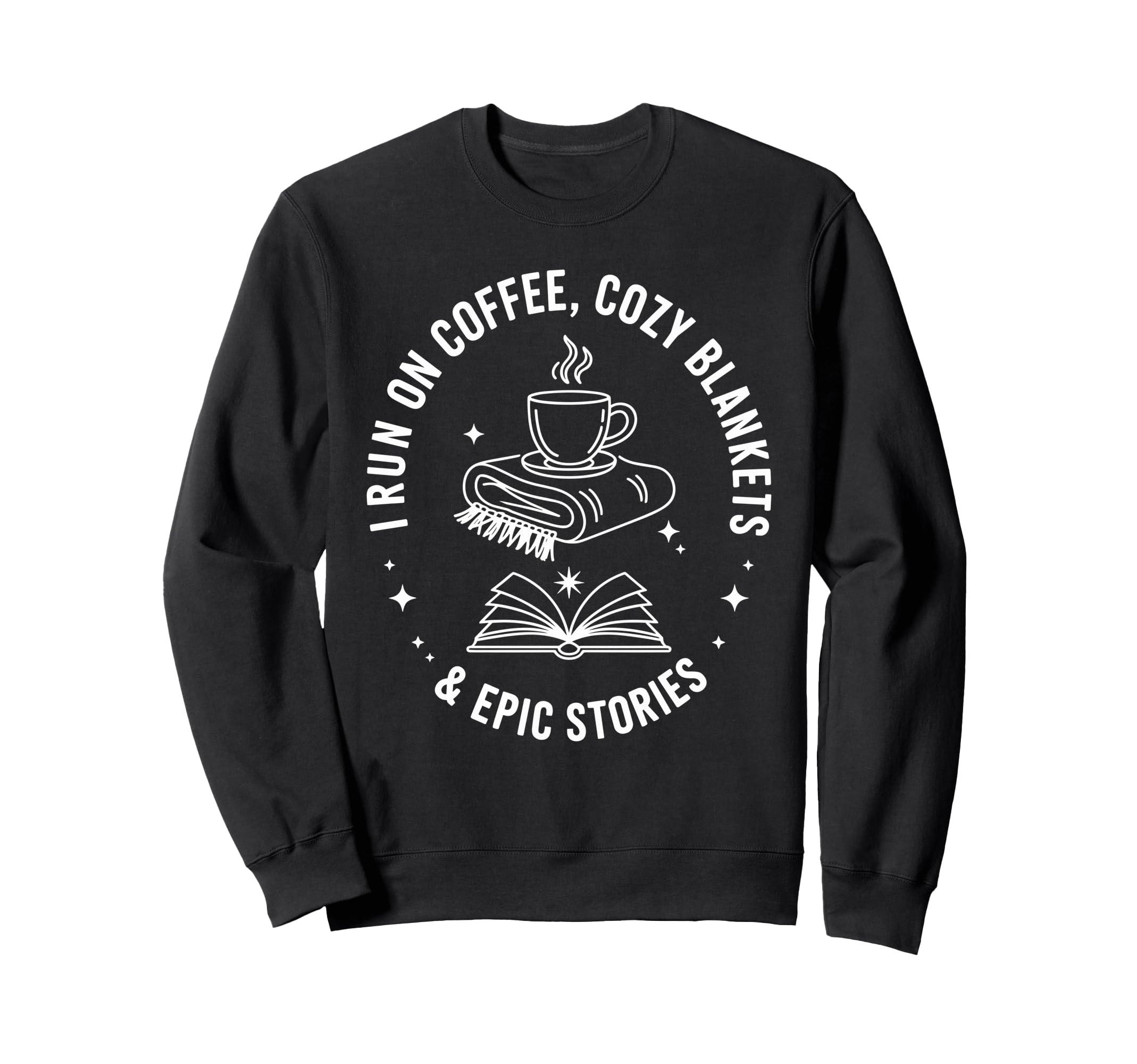 Funny Reading Coffee Bookworm Readers Sweatshirt - Novelty Apparel Unisex - T-Shirt, Sweatshirt, Hoodie