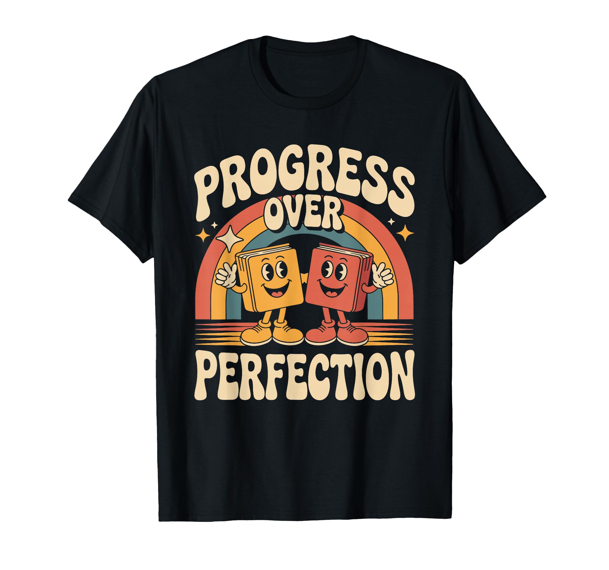 Progress Over Perfection Dyslexia T-Shirt - Minimalist Print for Adults - T-Shirt, Sweatshirt, Hoodie