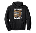 Surviving Coffee And Comic Panels Comic Hoodie - Novelty Apparel Men Women - T-Shirt, Sweatshirt, Hoodie