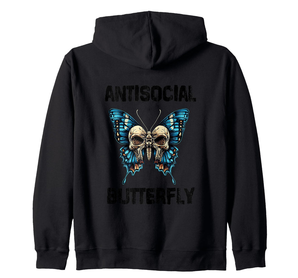 Antisocial Butterfly Gift T-Shirt - Novelty Apparel Unisex - T-Shirt, Sweatshirt, Hoodie