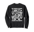 Checkered Checkerboard Mental Sweatshirt - Minimalist Print Men Women - T-Shirt, Sweatshirt, Hoodie