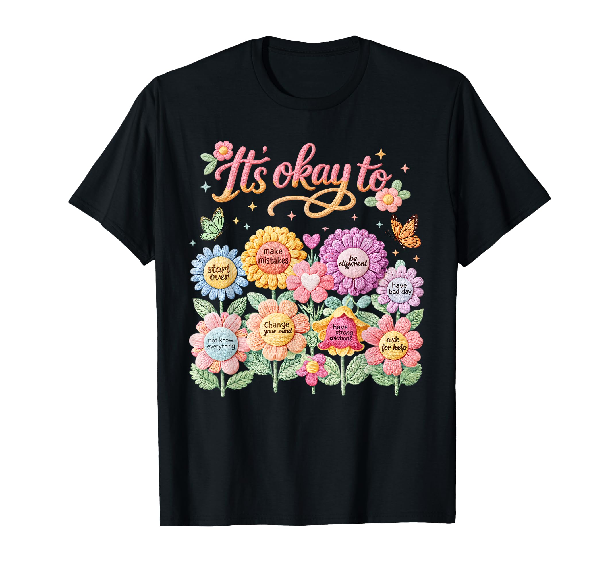 Mental Health Anxiety Be Kind To T-Shirt - Casual Everyday Wear for Adults - T-Shirt, Sweatshirt, Hoodie