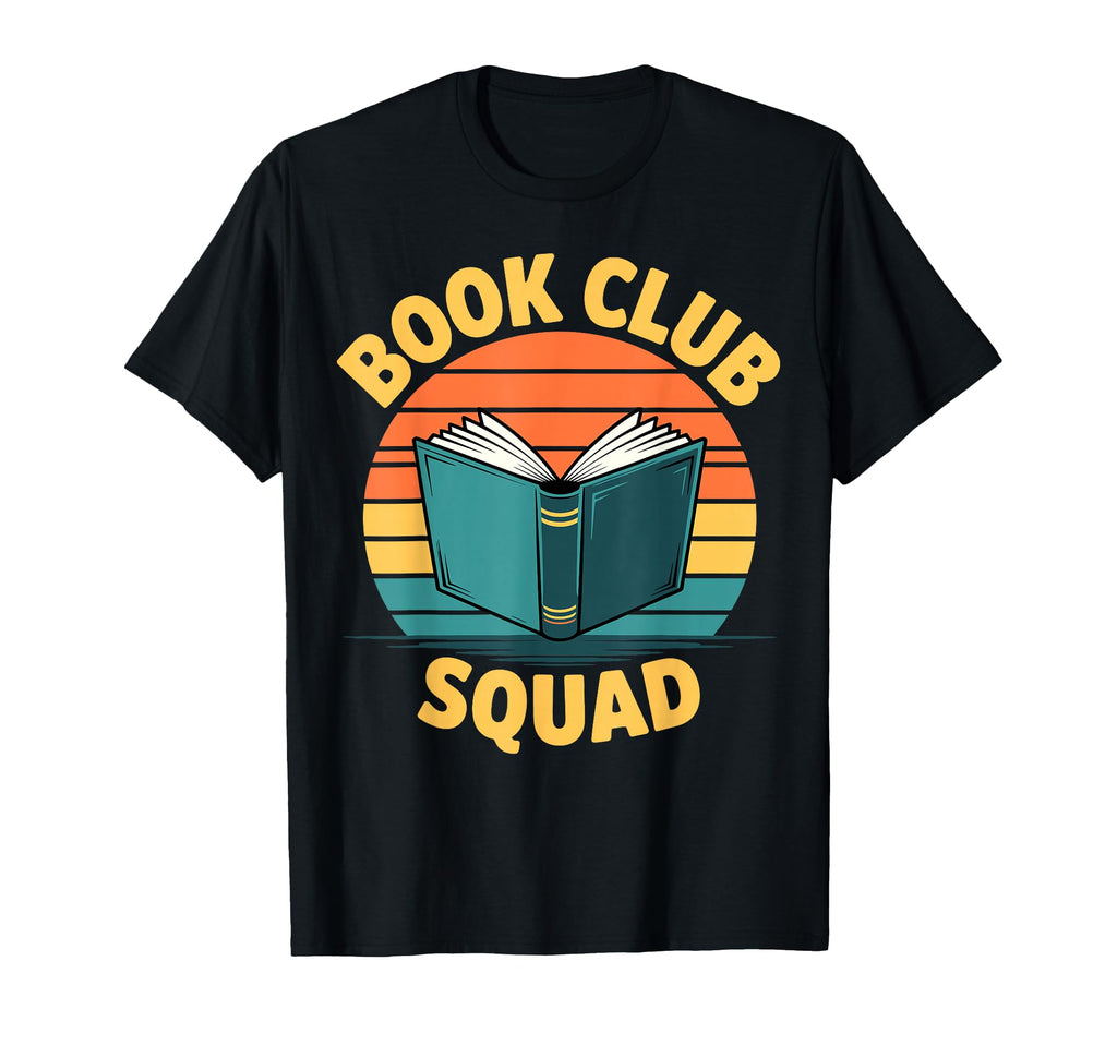 Book Club Squad Book Nerd Bookworm T-Shirt - Aesthetic Graphic Men Women - T-Shirt, Sweatshirt, Hoodie