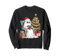 Book Lover Ghost Sweatshirt - Casual Everyday Wear Unisex - T-Shirt, Sweatshirt, Hoodie