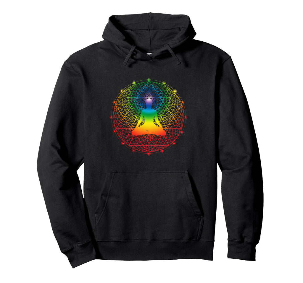 Zen Yoga Lover Chakra Meditation Hoodie - Novelty Apparel Men Women - T-Shirt, Sweatshirt, Hoodie