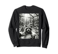 Funny Raccoon Spa Day Meme Self Sweatshirt - Streetwear Style for Adults - T-Shirt, Sweatshirt, Hoodie
