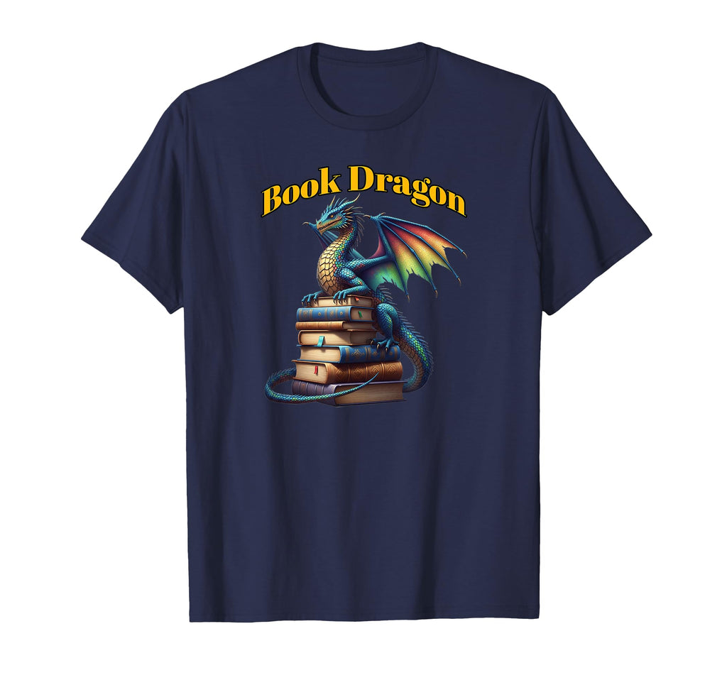 Book Dragon Book Wyrms And Bookworms T-Shirt - Trendy Graphic for Adults - T-Shirt, Sweatshirt, Hoodie