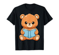 Bear Reading Book National Library Week T-Shirt - Unique Graphic Unisex - T-Shirt, Sweatshirt, Hoodie