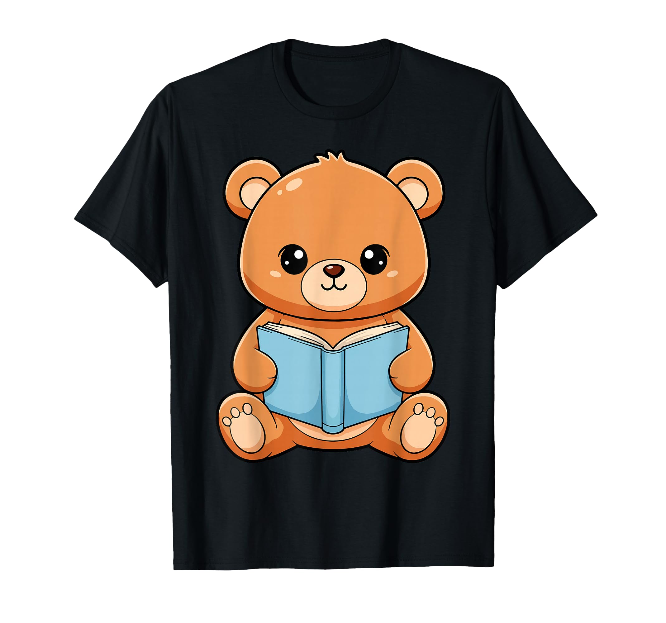 Bear Reading Book National Library Week T-Shirt - Unique Graphic Unisex - T-Shirt, Sweatshirt, Hoodie