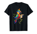 Cartoon Rainbow Parrot Treasure Map T-Shirt - Fun Novelty Design Unisex - T-Shirt, Sweatshirt, Hoodie