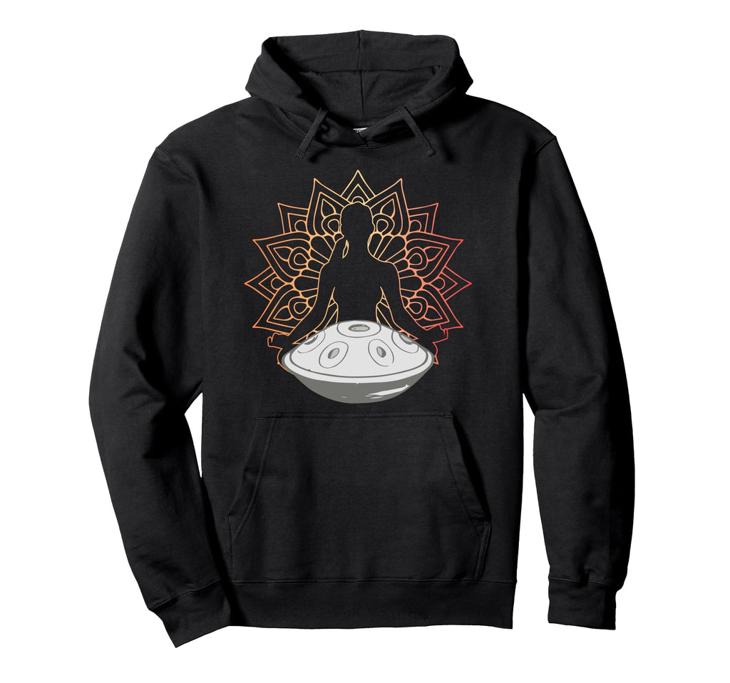 Handpan Musical Instrument Mindfulness Hoodie - Custom Art Print Unisex - T-Shirt, Sweatshirt, Hoodie