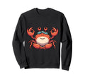 Meditation Crab Yoga Pose Relaxing Sweatshirt - Trendy Graphic Men Women - T-Shirt, Sweatshirt, Hoodie
