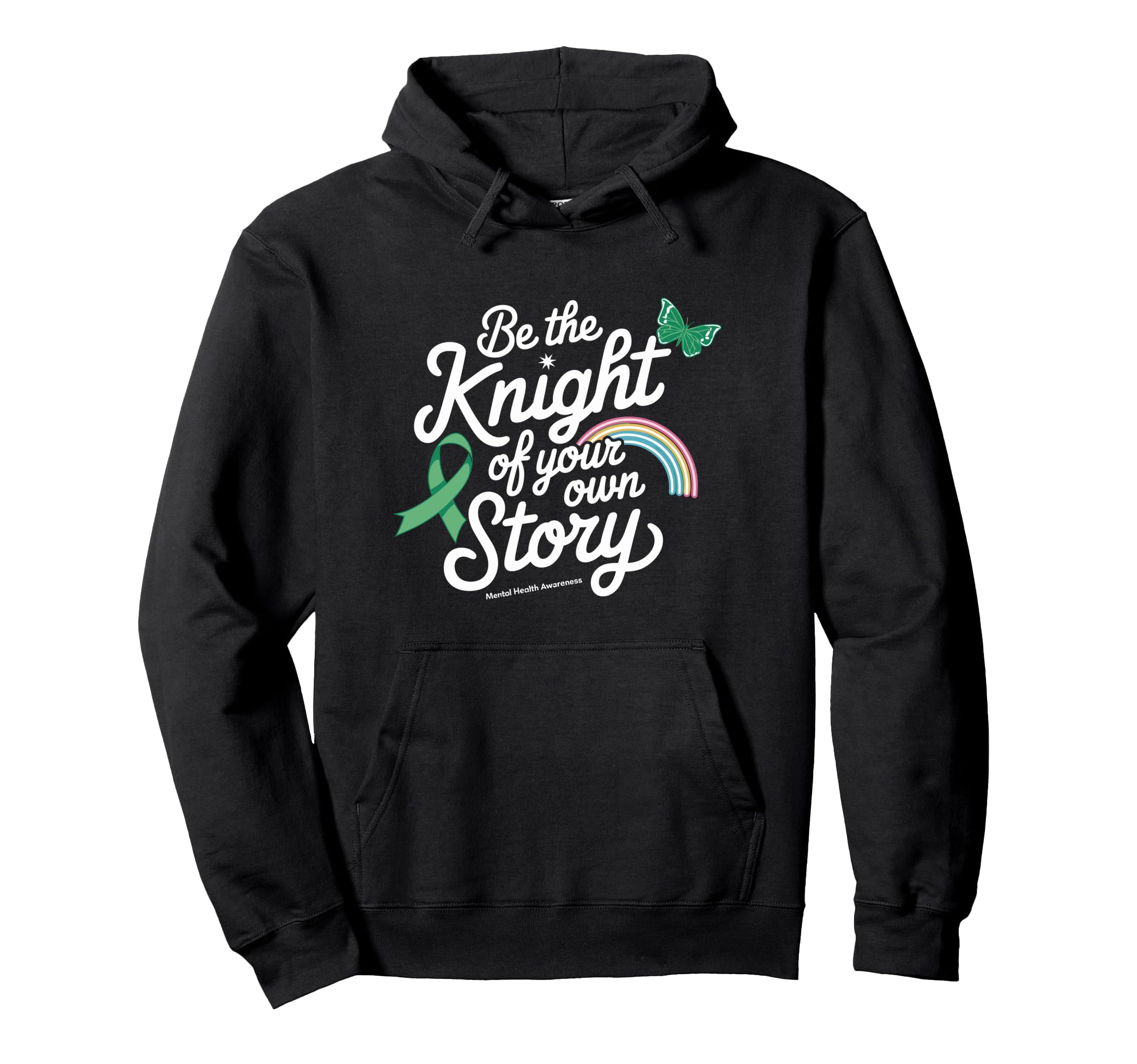 Mental Health Awareness Month Green T-Shirt - Custom Art Print for Adults - T-Shirt, Sweatshirt, Hoodie