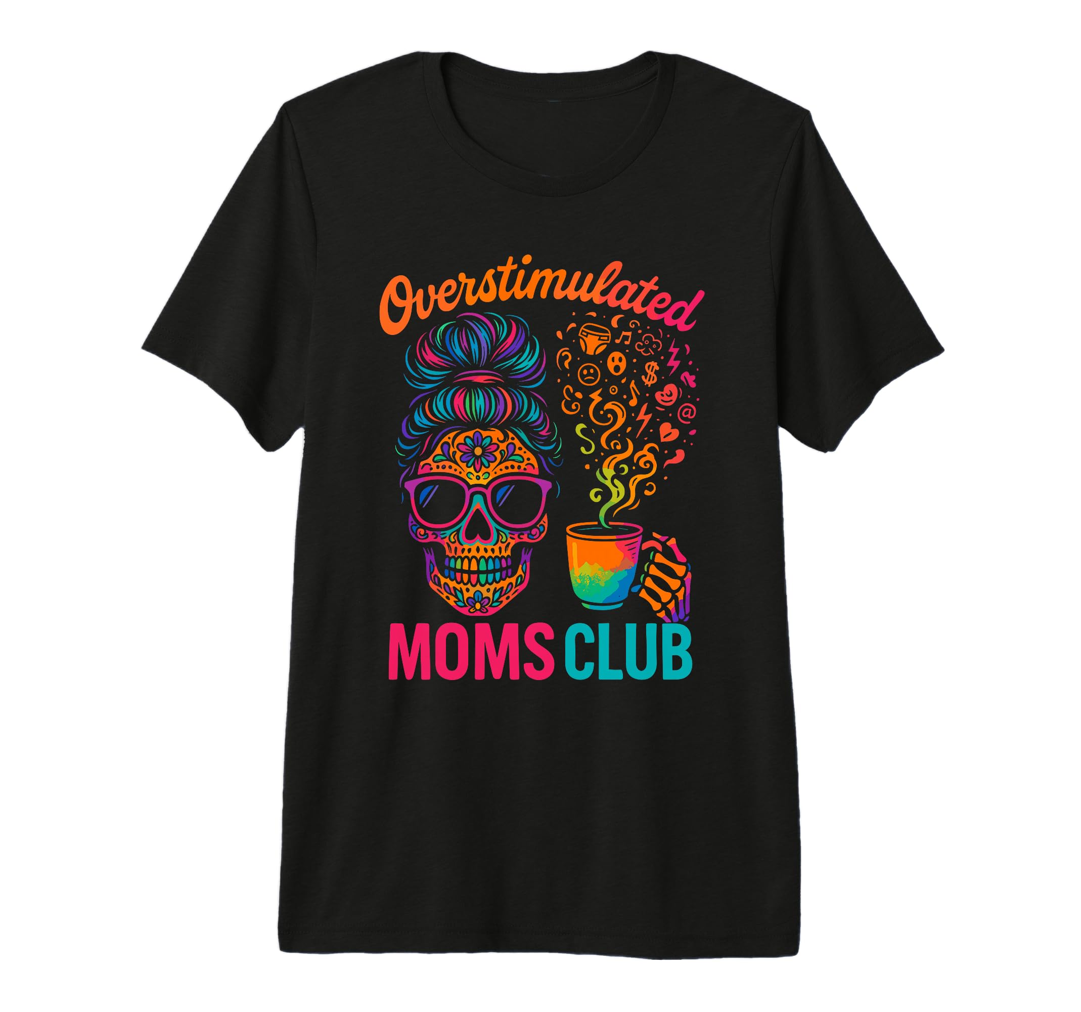 Overstimulated Moms Club Tri Blend T-Shirt - Custom Art Print for Adults - T-Shirt, Sweatshirt, Hoodie
