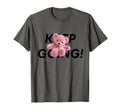 Teddy Bear Keep Going Illustration T-Shirt - Streetwear Style for Adults - T-Shirt, Sweatshirt, Hoodie