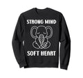 Animal Strong Mind Soft Heart Sweatshirt - Custom Art Print for Adults - T-Shirt, Sweatshirt, Hoodie
